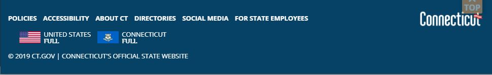 Department of Social Services website footer.